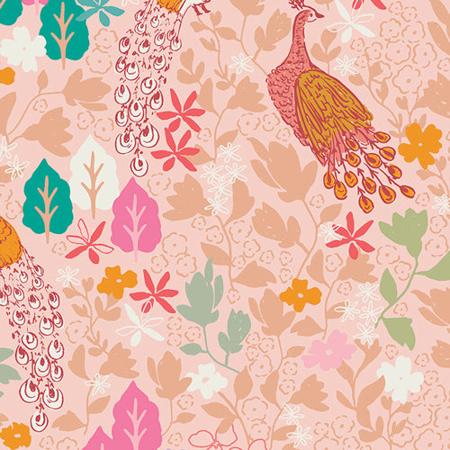 Paradise Garden - Peacock's Waltz | PGN-48500 | Art Gallery Fabrics