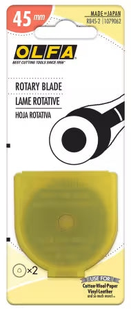 Olfa 45mm Rotary Replacement Blades 2pk - RB45-2