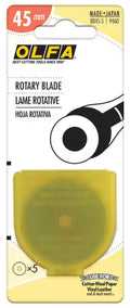 Olfa 45mm Rotary Replacement Blades 5pk - RB45-5