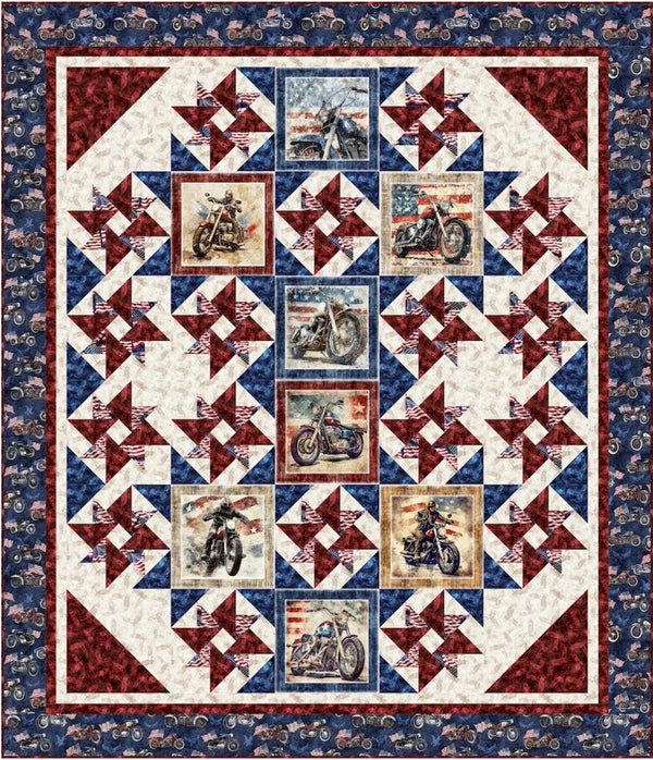 Ride With the Stars Quilt Pattern from Pine Tree Quilts