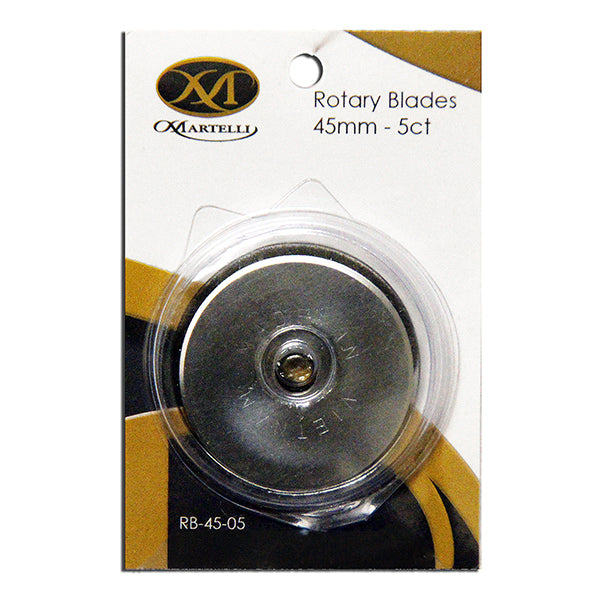 Martelli 45mm Rotary Cutter Replacement Blades | 5 Pack