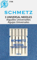 Schmetz Universal Machine Needles - 70/10 (5 per card)