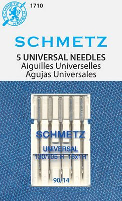 Schmetz Universal Machine Needles - 90/14 (5 per card)