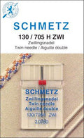 Schmetz Twin Machine Needles - 2.0/80 (1 per card)