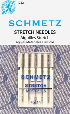 Schmetz Stretch Machine Needles - 75/11 (5 per card)