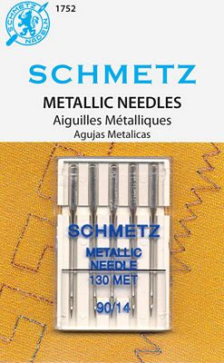 Schmetz Metallic Machine Needles Size 90/14 - 5 pc