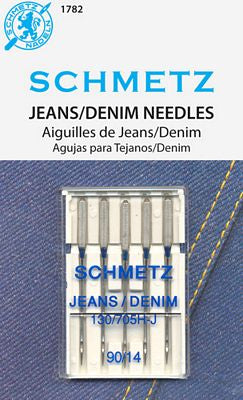 Schmetz Denim Machine Needles Size 90/14 - 5 pc