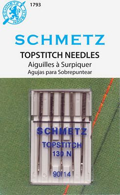 Schmetz Topstitch Machine Needles Size 90/14 - 5 pc