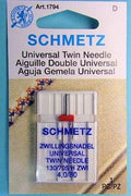 Schmetz Twin Machine Needles 4.0mm/80 - 1 pc