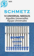 Schmetz Universal Machine Needles Assorted 70/80/90/100 - 10 pc