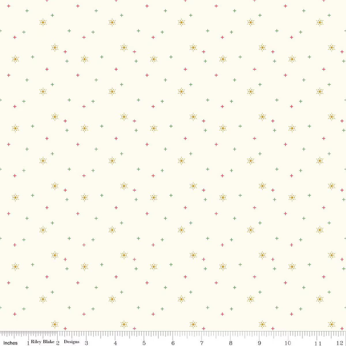 Sparkler Snowflake Cotton - Riley Blake Designs