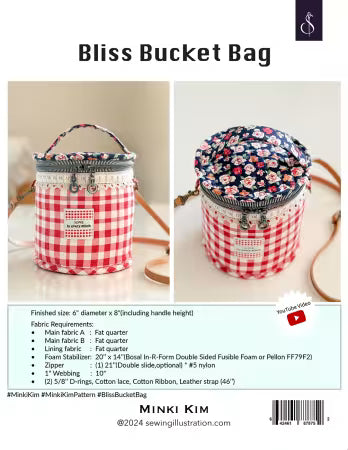 Minki Kim Bliss Bucket Bag Pattern