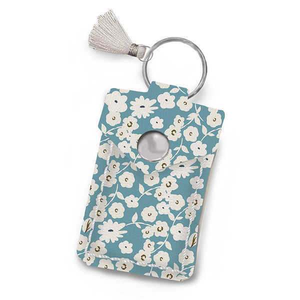 Leather Scissor Pouch - Spring Gardens