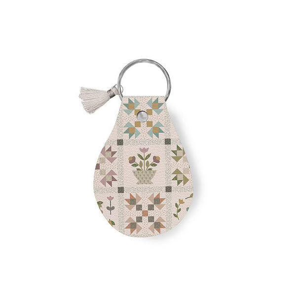 Leather Circle Key Chain - Threads of Grace
