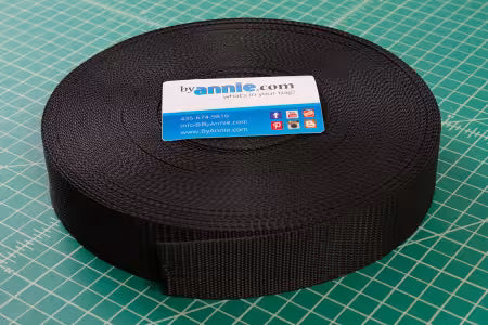 ByAnnie 1-1/2" Polypropylene Strapping | Black