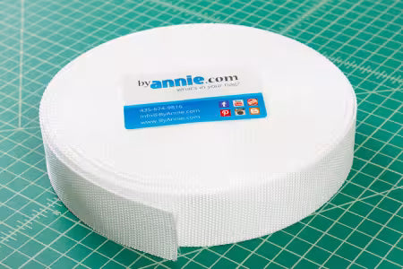 ByAnnie 1-1/2" Polypropylene Strapping | White
