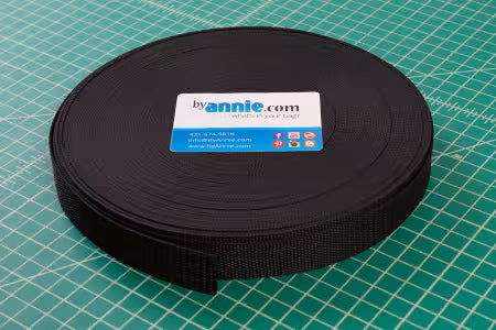 ByAnnie 1" Polypropylene Strapping | Black