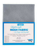 ByAnnie Lightweight Mesh Fabric, 18" × 54" | Pewter
