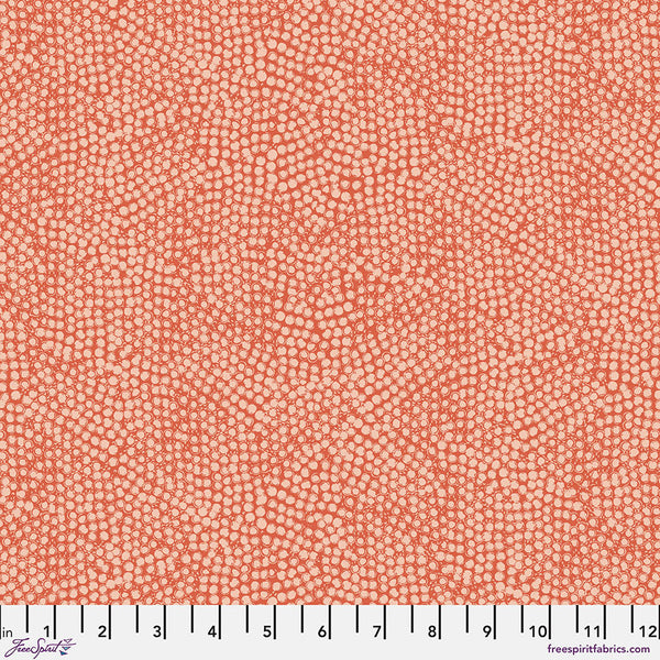 Flourish and Bloom Collection with Seeds in Red for Free Spirit Fabrics