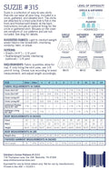 Suzie Skirt Collection Pattern - Children's Corner (Sizes 18mo-14)