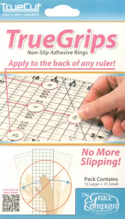 TrueCut TrueGrips Non-Slip Ruler Rings