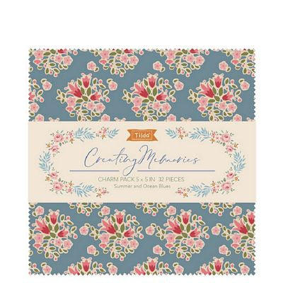 Tilda Creating Memories Charm Pack 5in 32pc - Summer