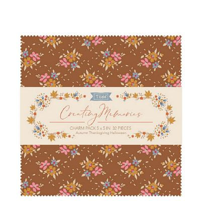 Tilda Creating Memories Charm Pack 5in 32pc - Autumn