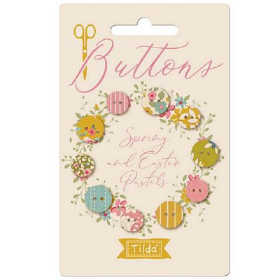Tilda Creating Memories Buttons 5pc - Spring
