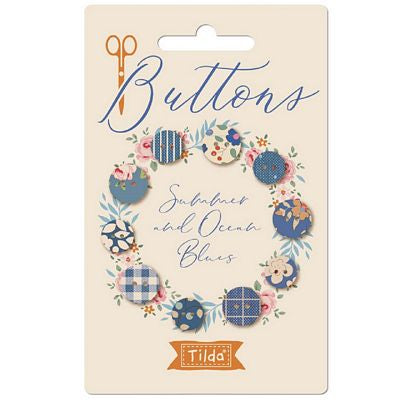Tilda Creating Memories Buttons 5pc - Summer
