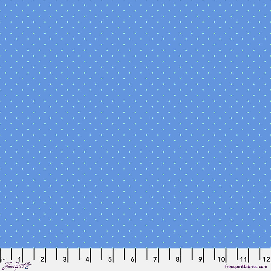 Tula Pink's True Colors Tiny Dots in Bluebell
