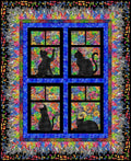 Urban Jungle II City Cats Appliqué Quilt Class | January 4 & 11, 2027 - CLS-20270104-APPLIQUE