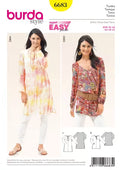 Women's Tunic Sewing Pattern 6683 | Burda Style