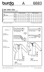 Women's Tunic Sewing Pattern 6683 | Burda Style