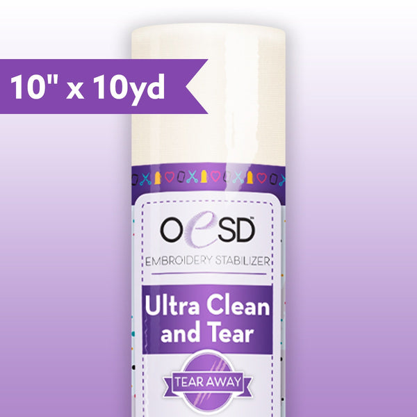 OESD Ultra Clean & Tear Stabilizer 10" x 10yd