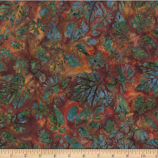 Bali Batik Veined Leaves Harvest