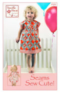 Seams Sew Cute Little Girl's Dress Pattern | Vanilla House Designs