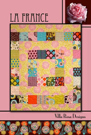 Villa Rosa Designs La France Quilt Pattern Card