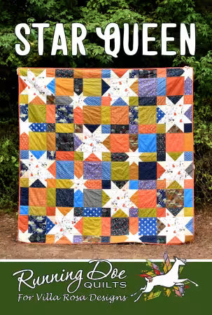 Villa Rosa Designs Star Queen Quilt Pattern Card
