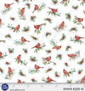 Cardinal Allover W - Woodland Whispers by P&B Textiles
