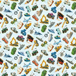 Things That Go From A to Z Baby Blue Planes Trains & Automobiles