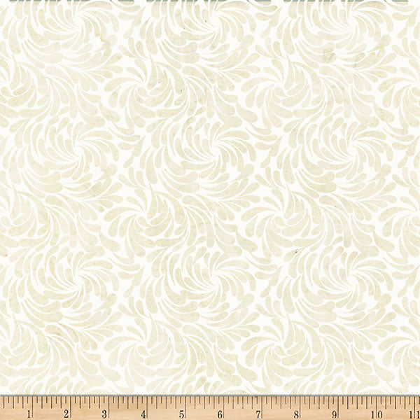 Hoffman Bali Batik Whispering Ferns Y2675-265 Oyster