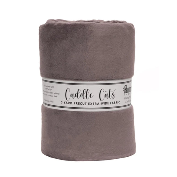 Cuddle Cuts 110" Extra-Wide 3 Yard Cut Charcoal