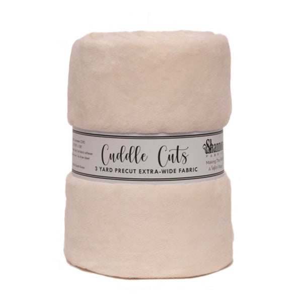 Cuddle Cuts 110" Extra-Wide 3 Yard Cut Ivory