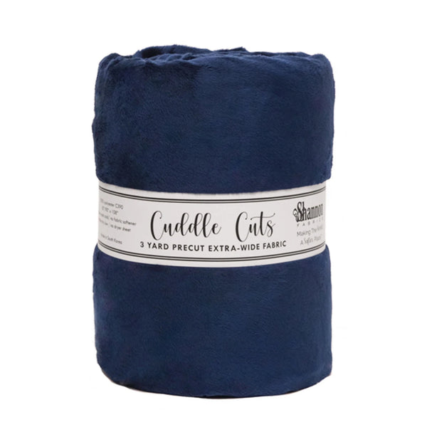 Cuddle Cuts 110" Extra-Wide 3 Yard Cut Navy