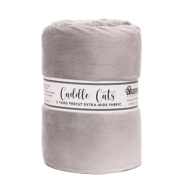 Cuddle Cuts 110" Extra-Wide 3 Yard Cut Silver