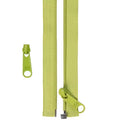 ByAnnie 50" Separating Zipper and Extra Slide Apple Green