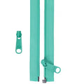 ByAnnie 50" Separating Zipper and Extra Slide Turquoise