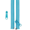 ByAnnie 50" Separating Zipper and Extra Slide Parrot Blue