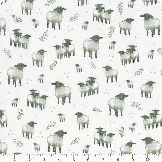 A Beautiful Day Collection with All Over Sheep in Cream