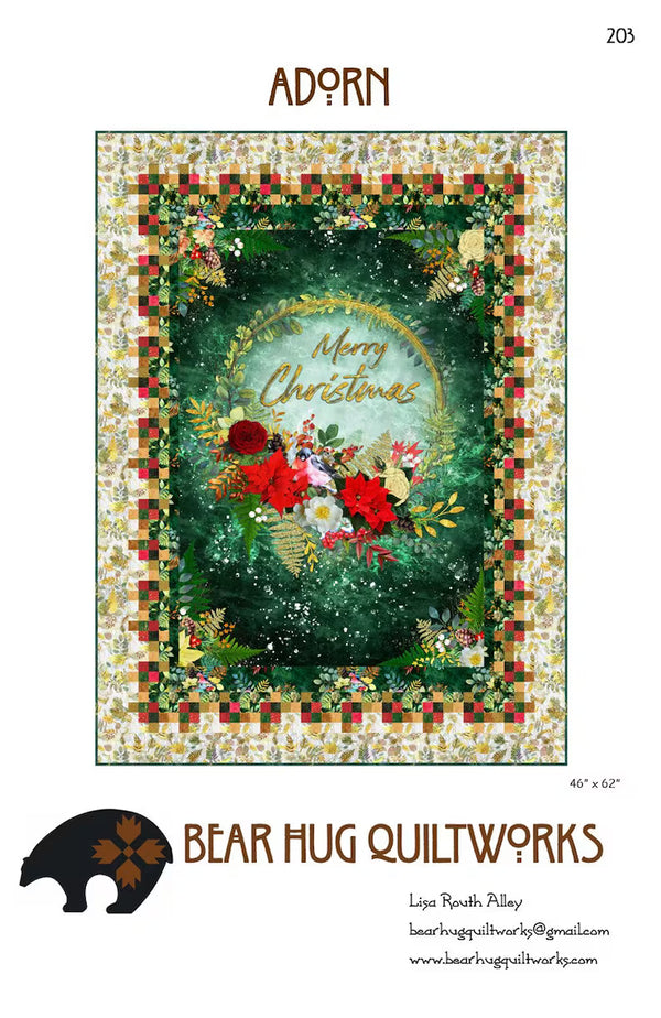 Adorn Quilt Pattern - Bear Hug Quiltworks